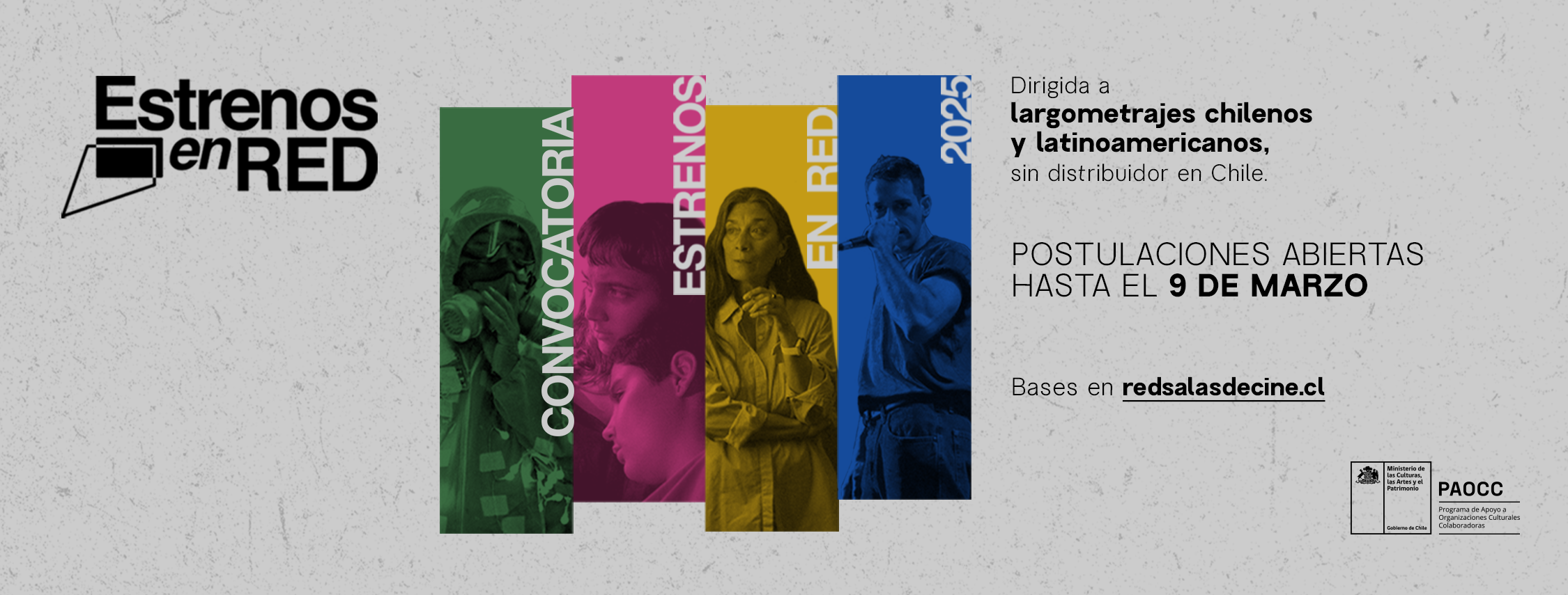 Estrenos en RED 2025: Red de Salas de Cine abre su convocatoria para estrenar en salas independientes del país